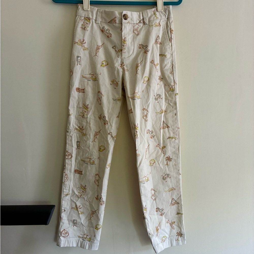 Vineyard Vines Cream Patterned Chinos 12